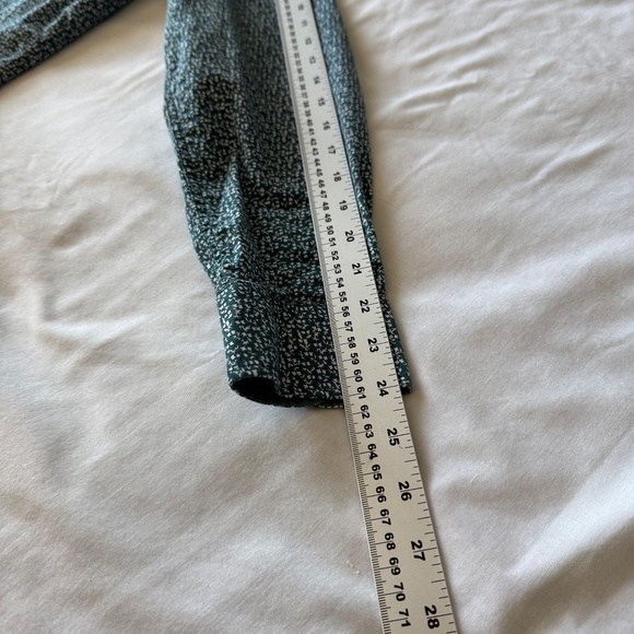 Rue Saint-Patrick Men's Long Sleeve Allover Button Up Casual Dress Shirt Green M - Picture 9 of 12